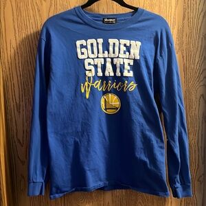 NBA Golden State Warriors Blue Long Sleeve Shirt